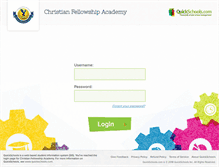 Tablet Screenshot of cfaeagles.quickschools.com