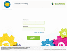 Tablet Screenshot of annooracademy.quickschools.com