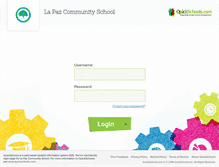 Tablet Screenshot of lapazschool.quickschools.com